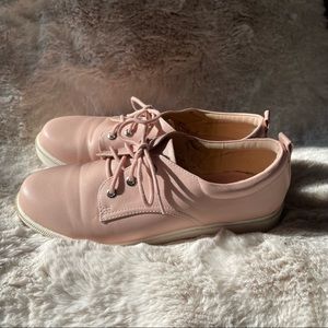 Daphne Young pink Oxford shoes